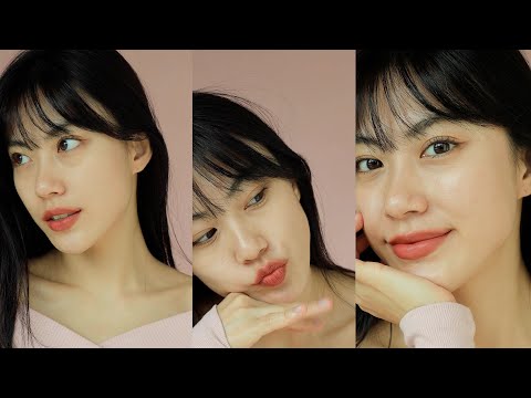 Glowy Skin & Brick Rose Makeup • easy for beginners