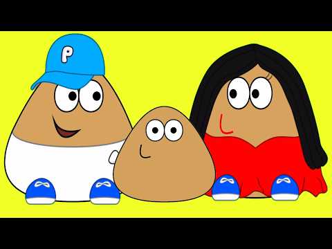 La Familia Pou - Pou y su familia juegan a sus juegos favoritos de su propio juego!.