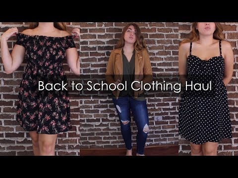 Back to School Try On Clothing Haul For College 2018