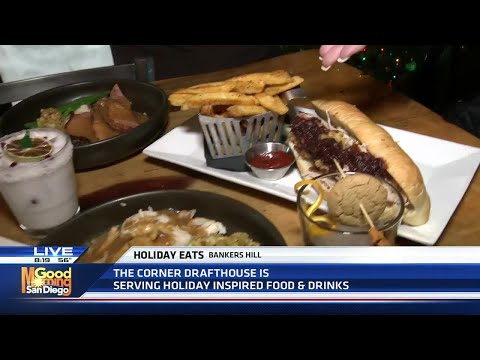 Holiday eats & drinks at Corner Drafthouse in Bankers Hill