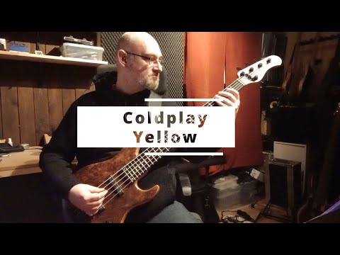 276 Coldplay Yellow bass cover