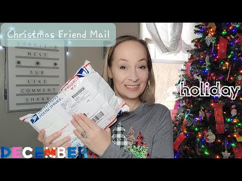 Christmas Friend Mail from @WickedAwesomeLifestyles and @AliciasReviews #friendmail #unboxing