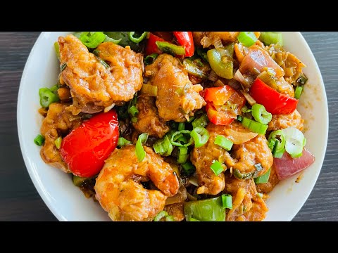 Chilli Garlic Prawns in Telugu | చిల్లి గార్లిక్ ప్రాన్స్ | Simple Seafood Starter | Seafood Recipes