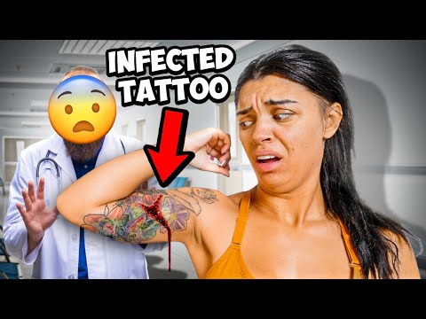 BIANNCA'S NEW TATTOO GOT INFECTED **RUSHED TO THE HOSPITAL**