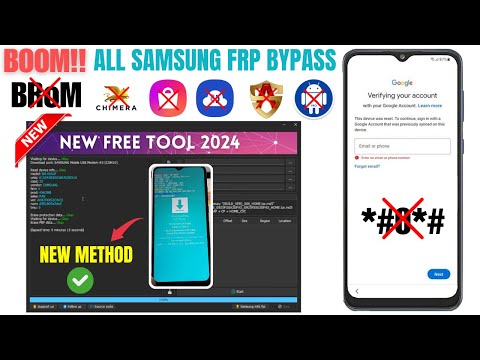 NO BRoM!! SAMSUNG FRP BYPASS UNLOCK NEW METHOD 2024 | ONE CLICK BYPASS TOOL