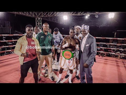 AYUB KALULE CHAMPIONSHIP-Farahat Manilola KOs Tanzania's Muhamed KASHINGE In Round 3