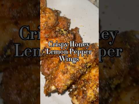 Honey lemon pepper wings #wings #shorts