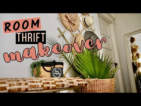 THRIFT ROOM MAKEOVER | Entryway | September 2020 - YouTube