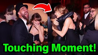 Taylor Swift THOUGHT she was going to a quiet dinner before Travis Kelce’s surprise party!