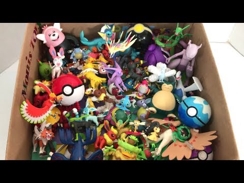 Box of Pokemon Figures New Figures Snorlax Hoopa Manaphy Mega Altaria Pikachu Mega Ampharos Bunnelby