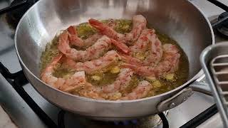 (ENG/ITA) 전혀 복잡하게 생각할 필요 없는 감바스 알 아히요 만들기 / How to make Gambas al Ajillo