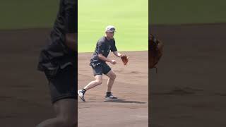 【巨人】2024年にジャイアンツ球場で見た坂本勇人選手の守備練習　#shorts #baseball #sports #ジャイアンツ #巨人 #プロ野球