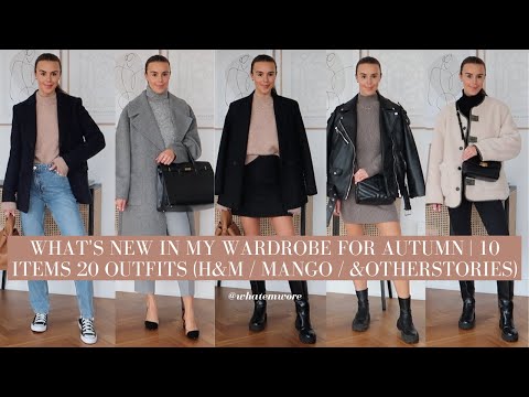 WHAT'S NEW IN MY WARDROBE - 20 AUTUMN MINIMAL OUTFIT IDEAS (H&M, MANGO &OTHERSTORIES) | WHATEMWORE