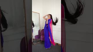 Styling saree from Myntra #saree #sareestyle #myntrafinds