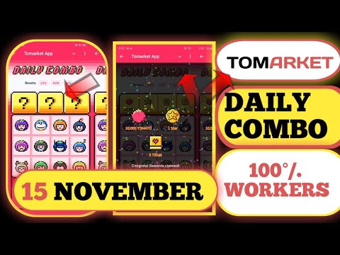 tomarket daily combo today  15  november | tomarket daily combo today | tomarket daily combo