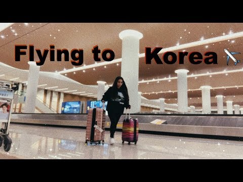 flying to korea 🇰🇷 (a vlog)