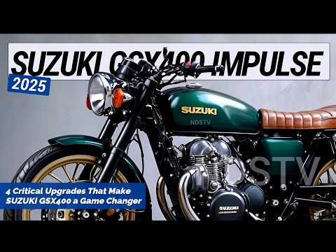 2025 SUZUKI GSX400 IMPULSE: 4 Critical Upgrades That Make SUZUKI GSX400 a Game Changer.