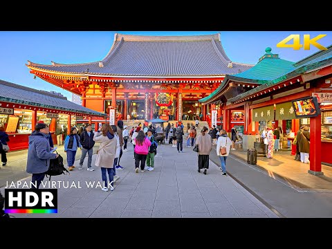 Tokyo Asakusa, Kappabashi Shopping St Walking Tour • 4K HDR