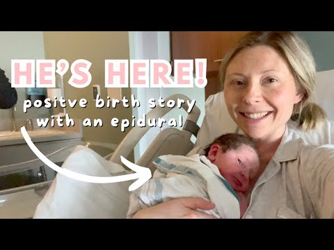 MY WATER BROKE! Second time mom birth experience (pitocin + epidural)👶