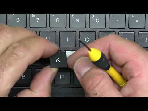 HP Spectre X360 13 AC063DX Laptop How to Key Cap Repair