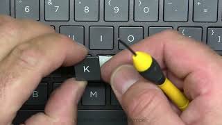 HP Spectre X360 13 AC063DX Laptop How to Key Cap Repair