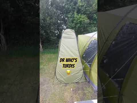 The Turdis materialises #camping #lakedistrict #toilet #tent #campingsetup #shortsvideo