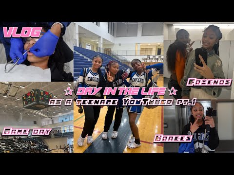 D☆Y IN MY LIFE |Teenage YouTuber| braces, game day , school etc.. || Ra’Mariah Alexia