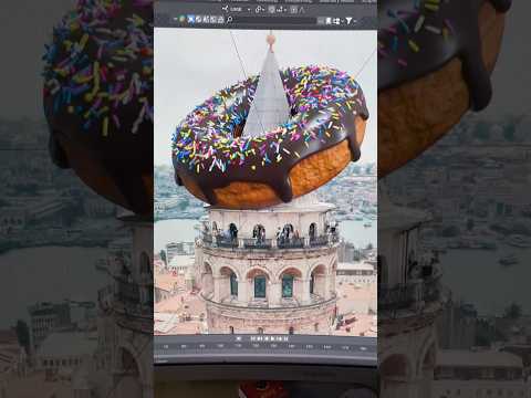 Blender Donut Vfx Tutorial #blender