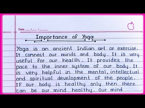 Essay on Importance of Yoga in English || Importance of Yoga essay in English ||