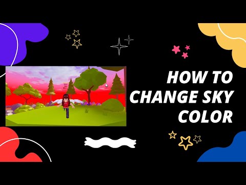 How to change sky color (Read desc) #roblox #robloxttd3edit