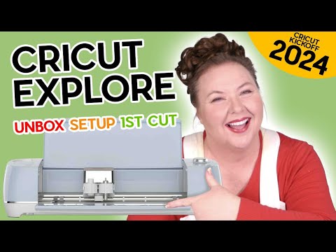 Cricut Explore for Beginners: Unbox, Setup, & First Cut! (CRICUT KICKOFF Day #1)