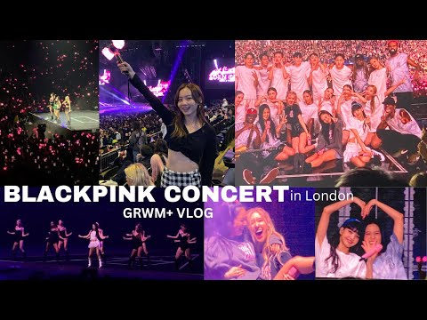 BLACKPINK LONDON CONCERT｜VLOG + GRWM やっとブラックピンク見れました🖤💗