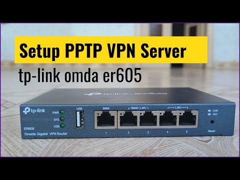 How to setup PPTP VPN server on tp link omada ER605 (2024)