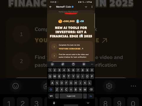 New AI Tools for Investors: Get a Financial Edge in 2025 Memefi New video code #memefi