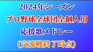 【MIDI】2024シーズン　プロ野球全球団全個人用応援歌メドレー(交流戦終了時点)【作業用】