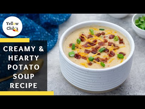 Easy Creamy Potato Soup Recipe with Crispy Bacon - A Perfect Comfort Food!