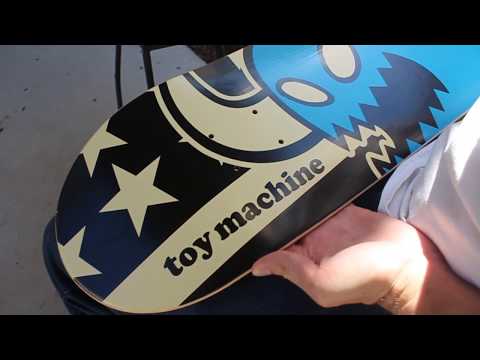 Toy Machine 8.375 Deck Set Up!