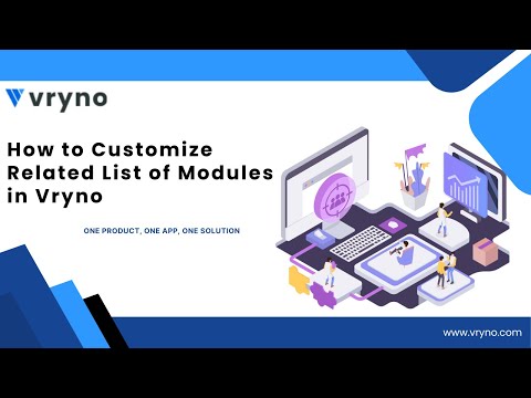 How to Customize Related List of Modules | Vryno CRM Tutorials 2023