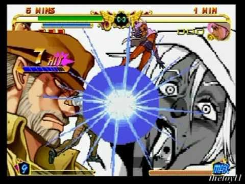 JoJo's Bizarre Adventure - All Characters' super moves with DOWN! flashes