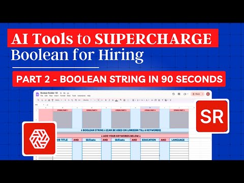 AI Tools That SUPERCHARGE Your Boolean Searches for Hiring! | PART 2