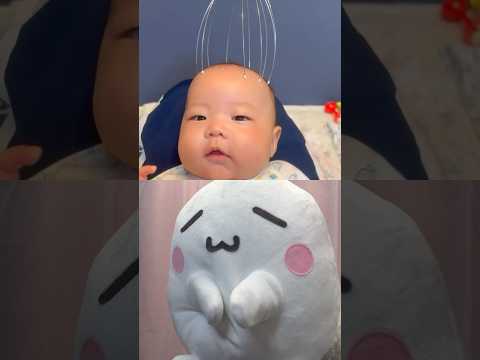 ヘッドマッサージはあかちゃんにきくの？ #baby #赤ちゃん