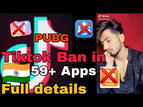 59 chinese app banned in india| tiktok also ban| full details video| why band tiktok