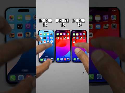 iPhone 16 vs iPhone 15 vs iPhone 13 Speed Test 🚀 Who’s the Real King? 👑#shorts #viralvideo