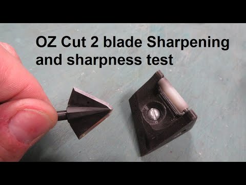 OZ Cut 2 blade Elite sharpening and sharpness test