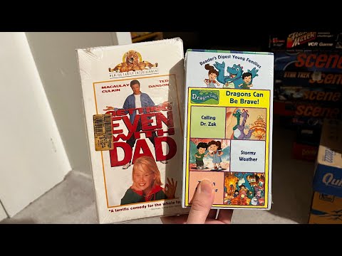 Unsealing 2 Sealed VHS Tapes (BONUS VIDEO!!!)