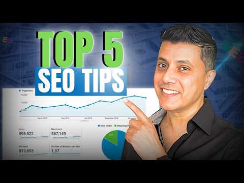 5 Essential SEO Tips For Beginners 2024 | Get Ranked At The Top Of Google Fast  | Ajay Dhunna