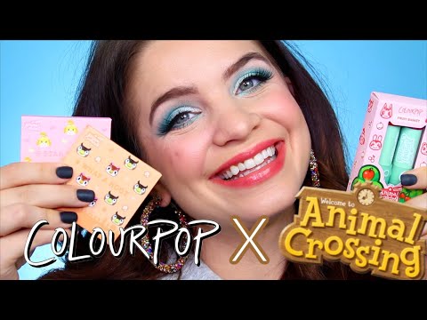 Colourpop X Animal Crossing Review & Tutorial With All 4 Palettes