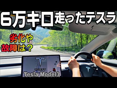 ６万キロ走ったテスラのバッテリーと内外装の劣化について|Teslaの生態