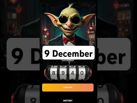 Goblin Mine Game 9 December | Goblin Mine Game Code Today | Goblin Mine Game Code