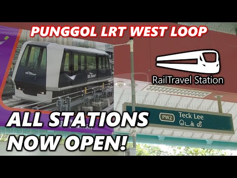 Punggol LRT West Loop with Teck Lee 🇸🇬🚆 Punggol ↺ Anti-clockwise ↺ Punggol